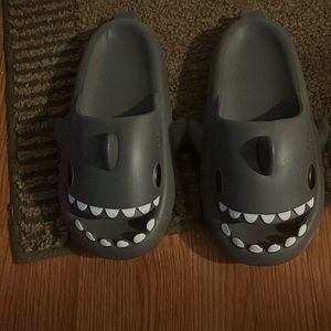 Slides -shark style  size 44-45 or mens 11-12